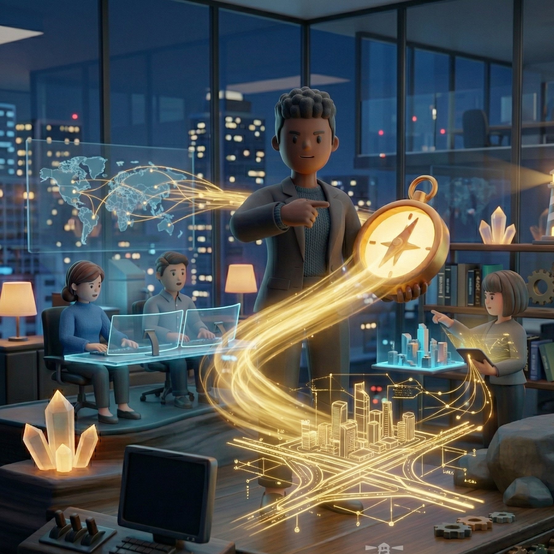 Forward direction and vision